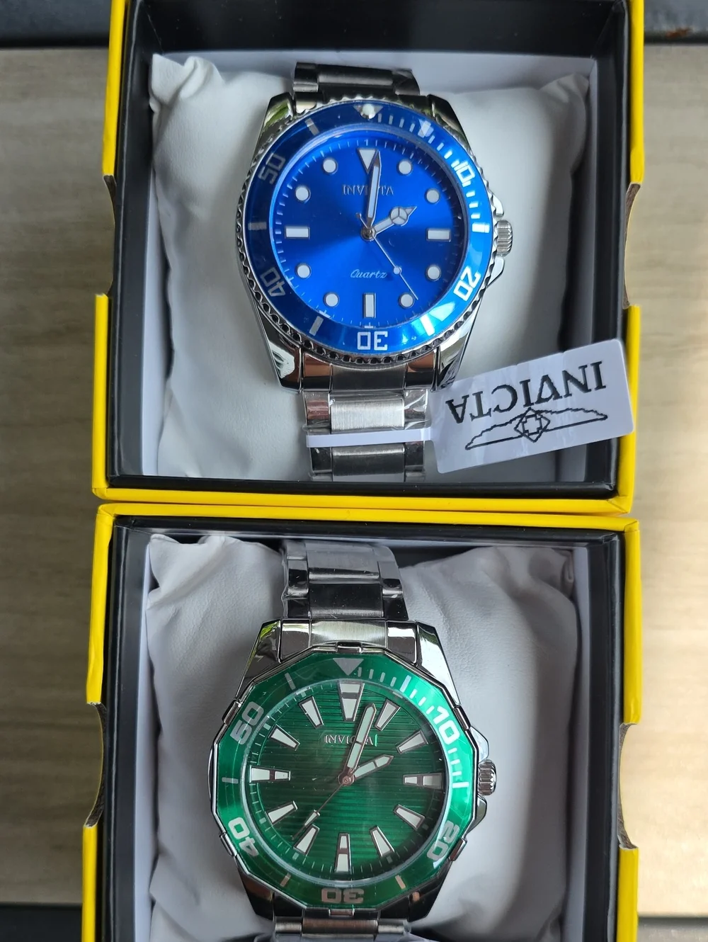 455.  Set Of 2 INVICTA Watches - Men